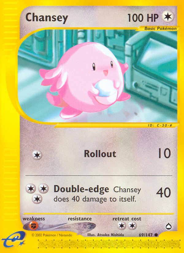 Chansey (69/147) [Aquapolis] | North Game Den