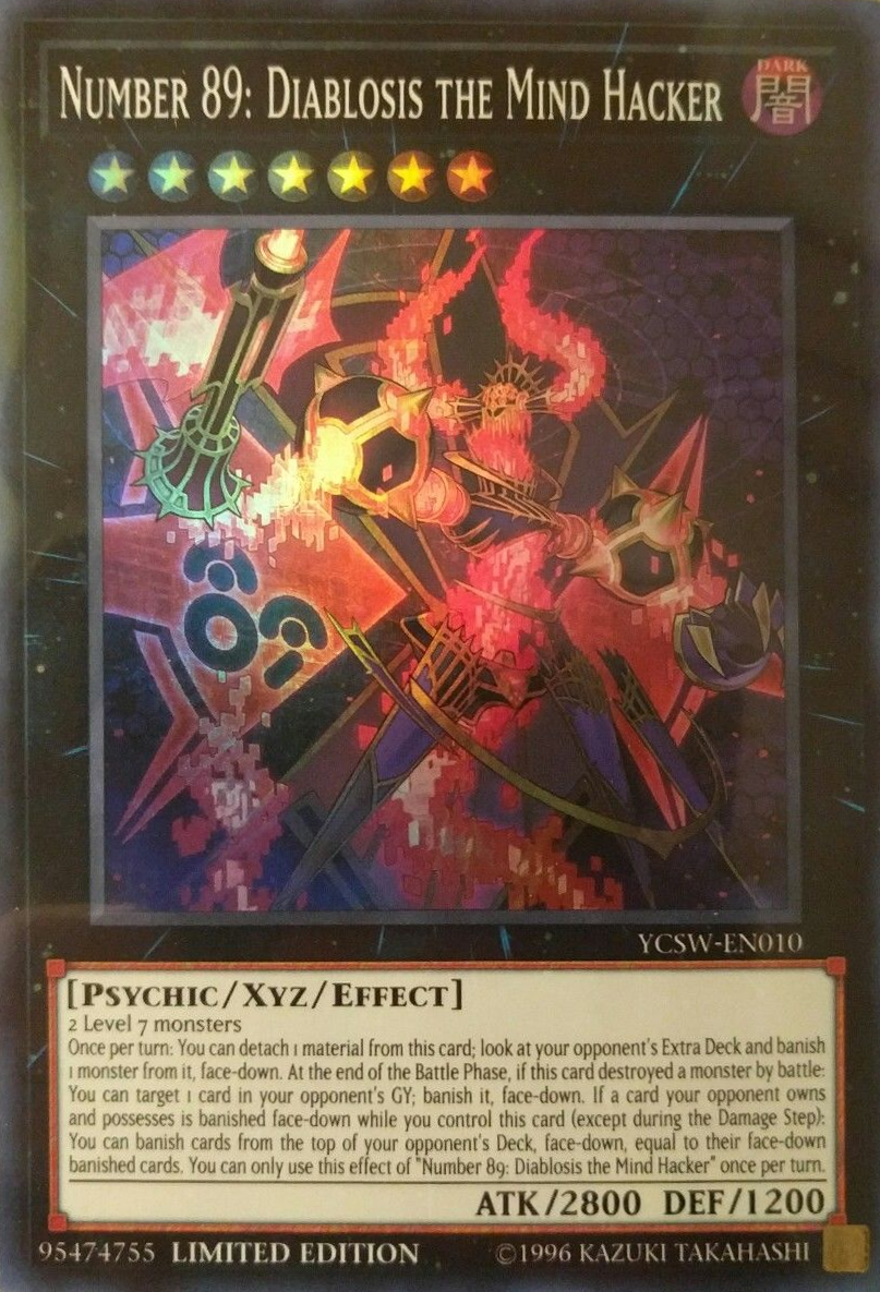 Number 89: Diablosis the Mind Hacker [YCSW-EN010] Super Rare | North Game Den