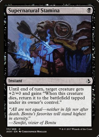 Supernatural Stamina [Amonkhet] | North Game Den