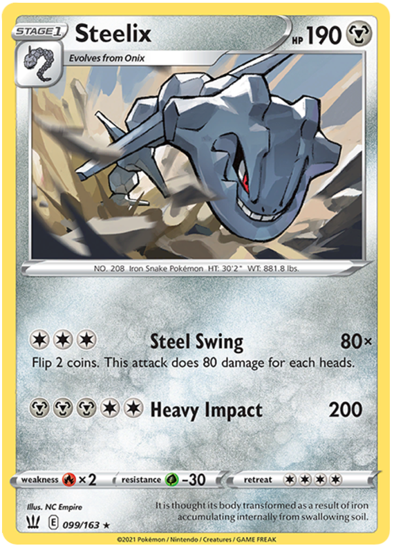 Steelix (099/163) [Sword & Shield: Battle Styles] | North Game Den