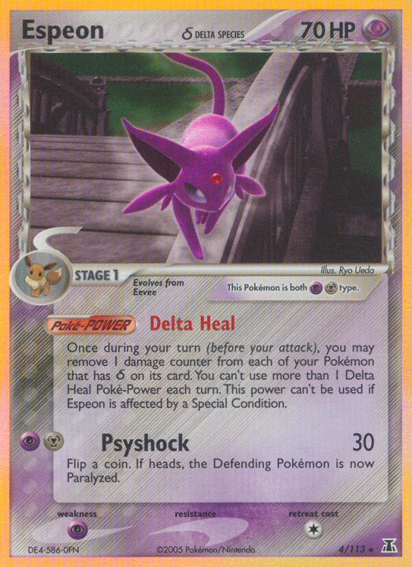Espeon (4/113)(Delta Species) [EX: Delta Species] | North Game Den