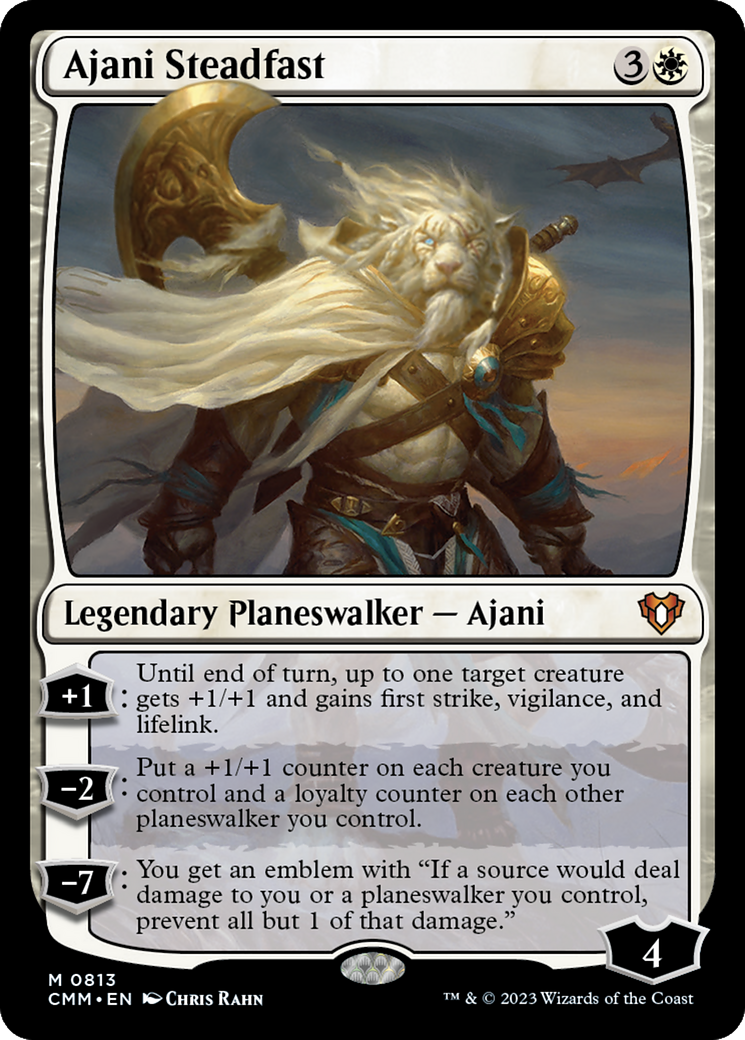 Ajani Steadfast [Commander Masters] | North Game Den