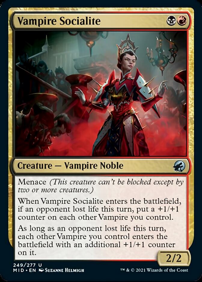 Vampire Socialite [Innistrad: Midnight Hunt] | North Game Den