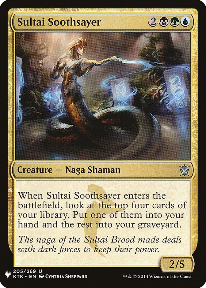 Sultai Soothsayer [Mystery Booster] | North Game Den