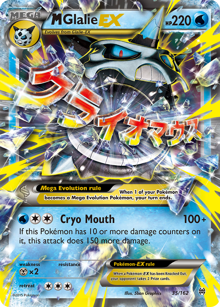 M Glalie EX (35/162) [XY: BREAKthrough] | North Game Den