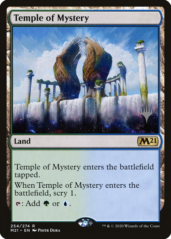 Temple of Mystery (Promo Pack) [Core Set 2021 Promos] | North Game Den