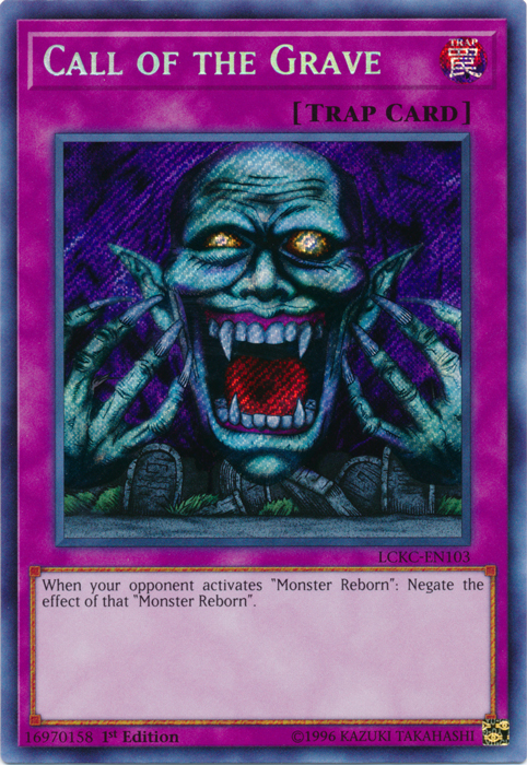 Call of the Grave [LCKC-EN103] Secret Rare | North Game Den