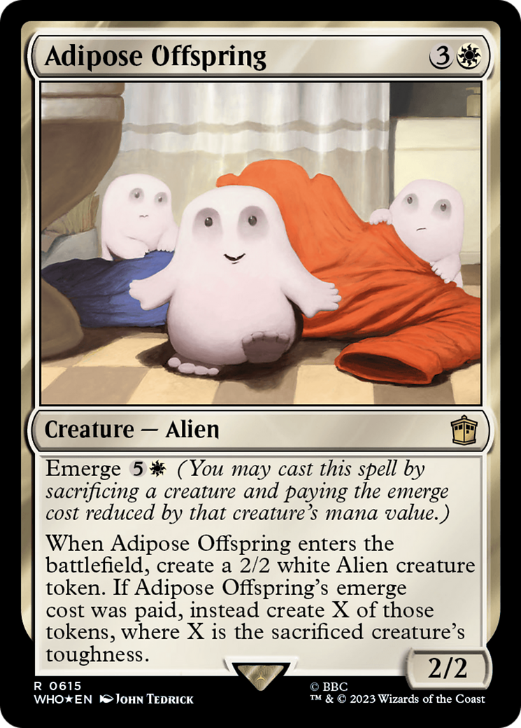 Adipose Offspring (Surge Foil) [Doctor Who] | North Game Den