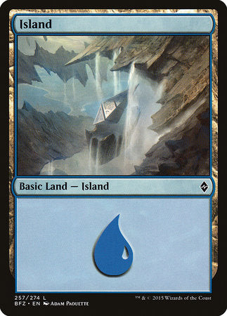 Island (257) [Battle for Zendikar] | North Game Den