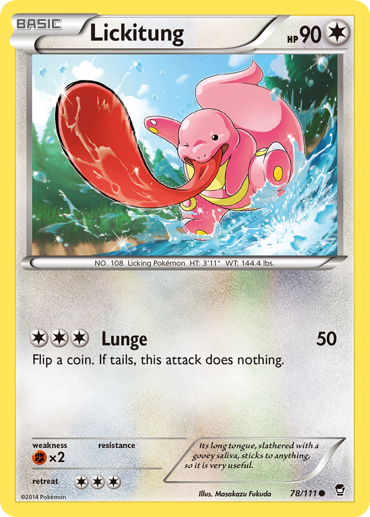 Lickitung (78/111) [XY: Furious Fists] | North Game Den