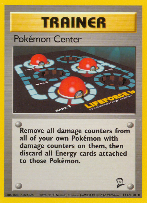 Pokemon Center (114/130) [Base Set 2] | North Game Den