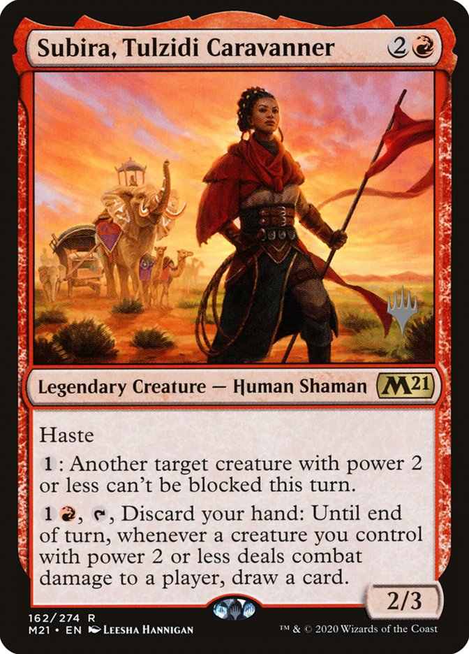 Subira, Tulzidi Caravanner (Promo Pack) [Core Set 2021 Promos] | North Game Den