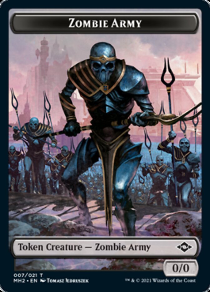 Thopter Token // Zombie Army Token [Modern Horizons 2 Tokens] | North Game Den