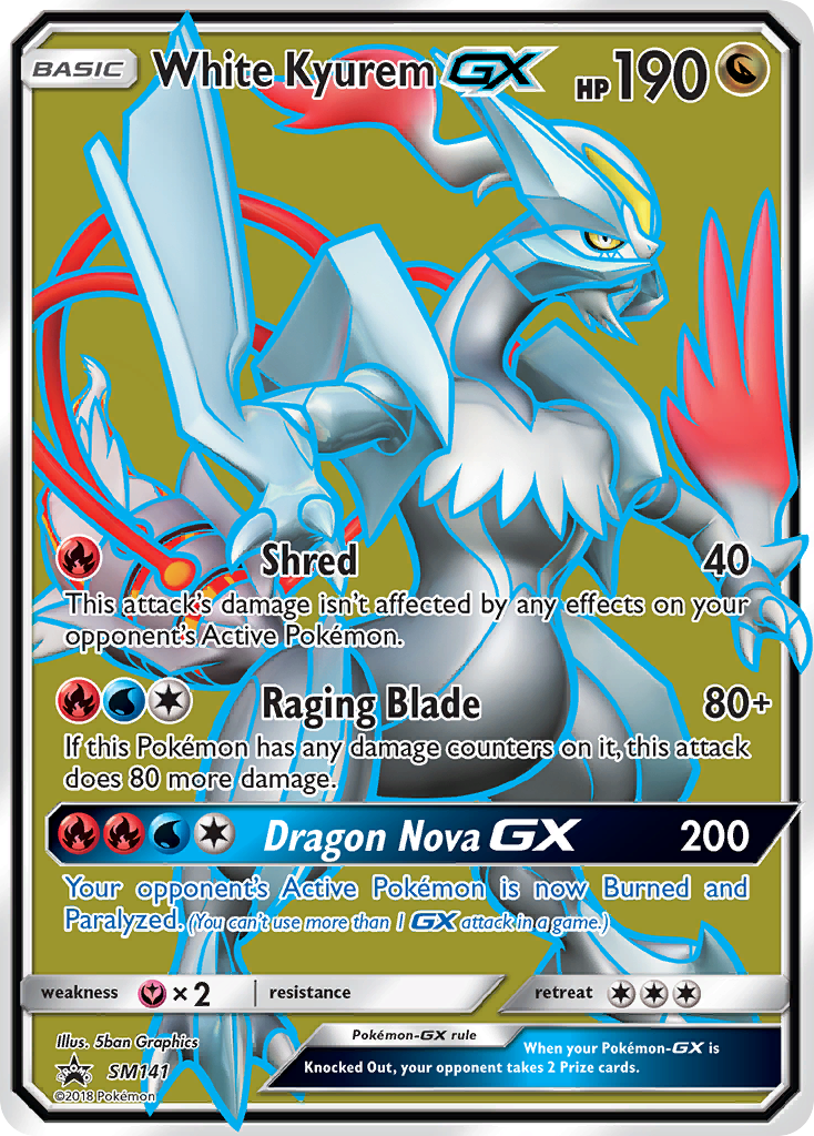 White Kyurem GX (SM141) [Sun & Moon: Black Star Promos] | North Game Den