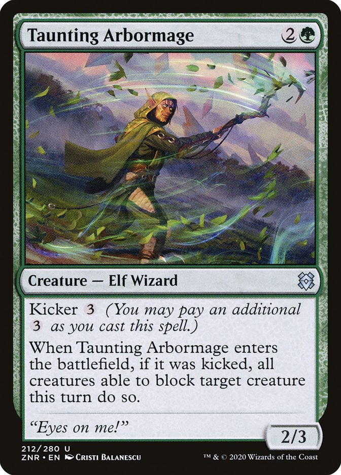 Taunting Arbormage [Zendikar Rising] | North Game Den