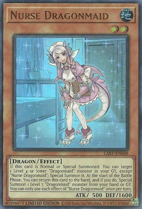 Nurse Dragonmaid [LART-EN048] Ultra Rare | North Game Den