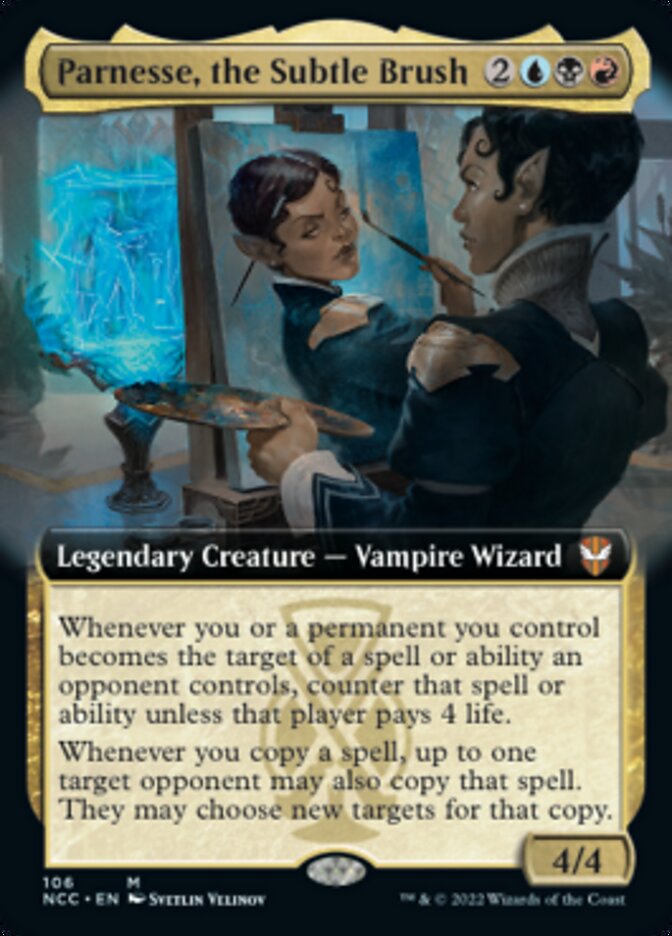 Parnesse, the Subtle Brush (Extended Art) [Streets of New Capenna Commander] | North Game Den