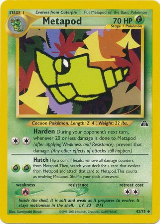 Metapod (42/75) [Neo Discovery Unlimited] | North Game Den