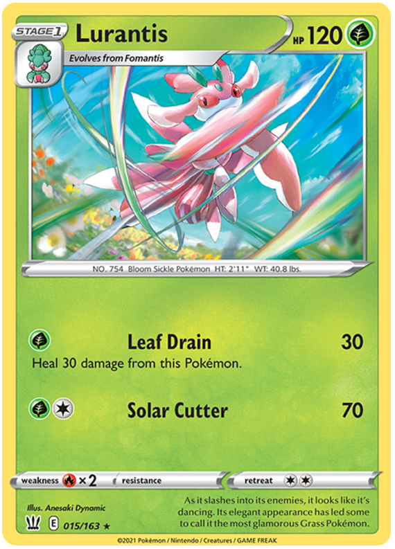 Lurantis (015/163) [Sword & Shield: Battle Styles] | North Game Den