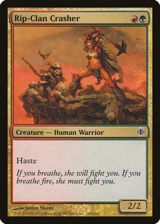 Rip-Clan Crasher [Shards of Alara] | North Game Den