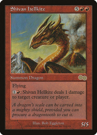 Shivan Hellkite [Urza's Saga] | North Game Den