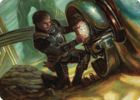 Urza, Powerstone Prodigy Art Card [The Brothers' War Art Series] | North Game Den