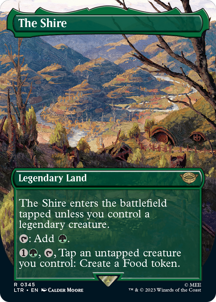 The Shire (Borderless Alternate Art) [The Lord of the Rings: Tales of Middle-Earth] | North Game Den