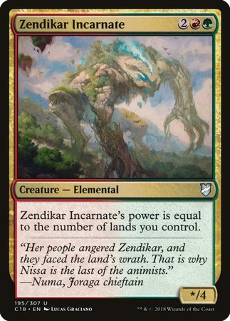 Zendikar Incarnate [Commander 2018] | North Game Den