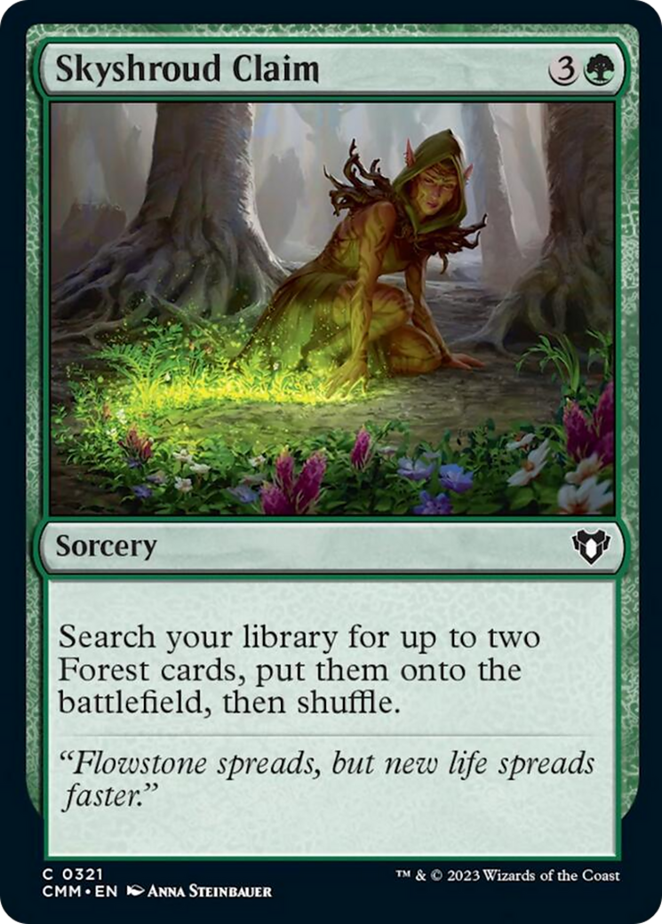 Skyshroud Claim [Commander Masters] | North Game Den