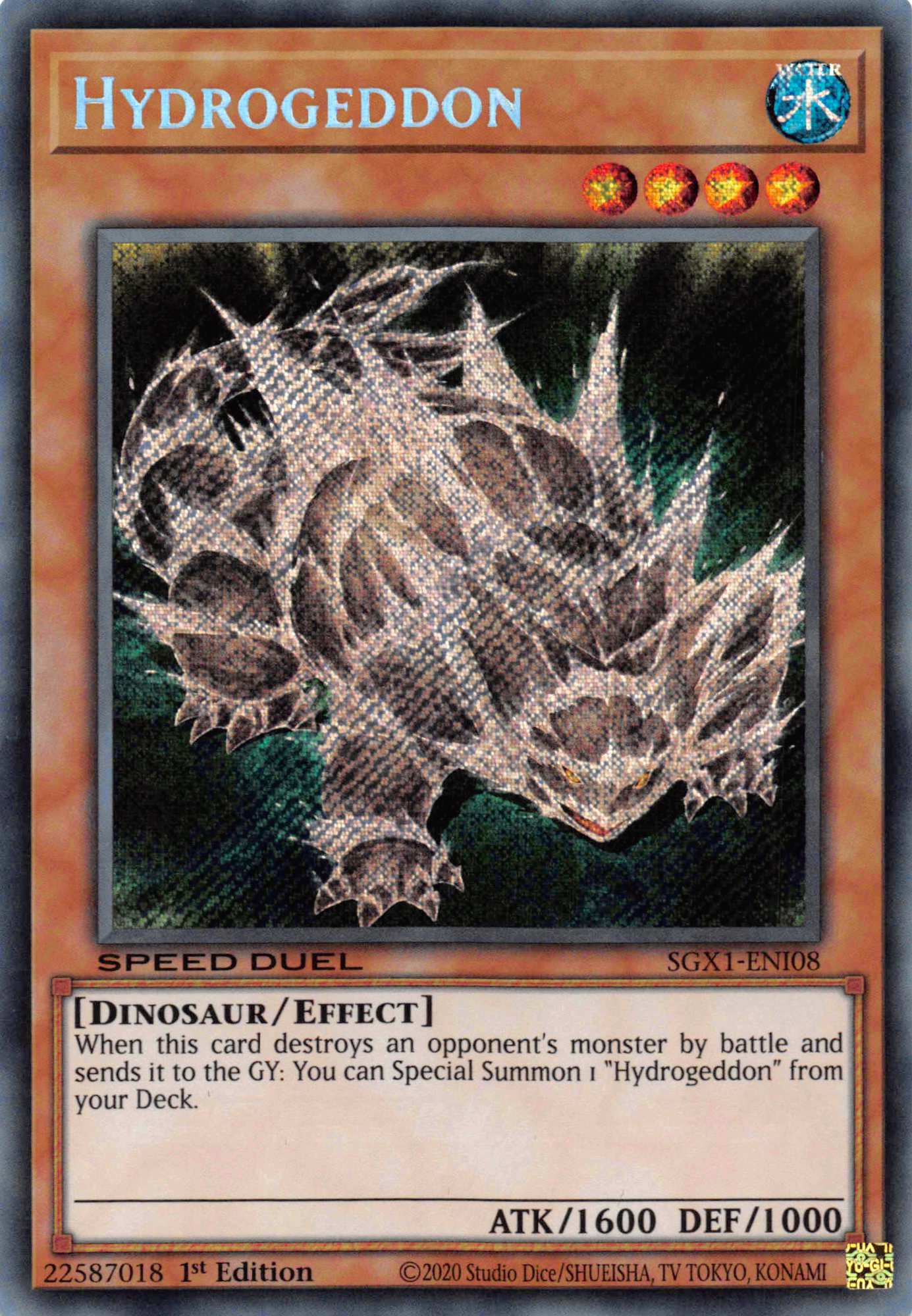 Hydrogeddon [SGX1-ENI08] Secret Rare | North Game Den