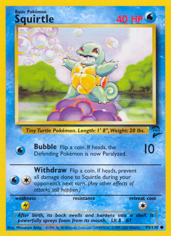 Squirtle (93/130) [Base Set 2] | North Game Den