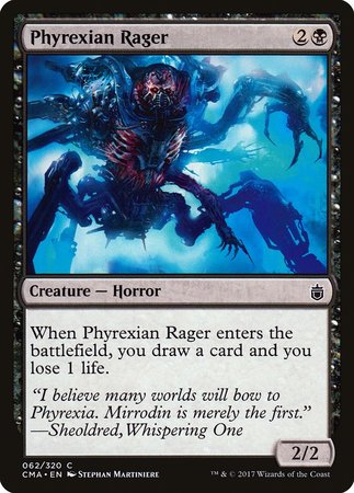 Phyrexian Rager [Commander Anthology] | North Game Den