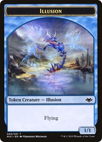 Illusion // Bear Double-Sided Token [Modern Horizons Tokens] | North Game Den