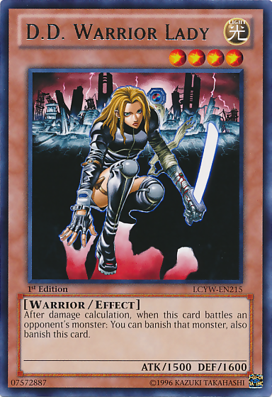 D.D. Warrior Lady [LCYW-EN215] Rare | North Game Den