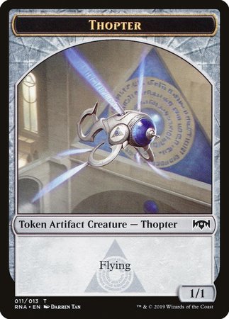 Thopter Token [Ravnica Allegiance Tokens] | North Game Den