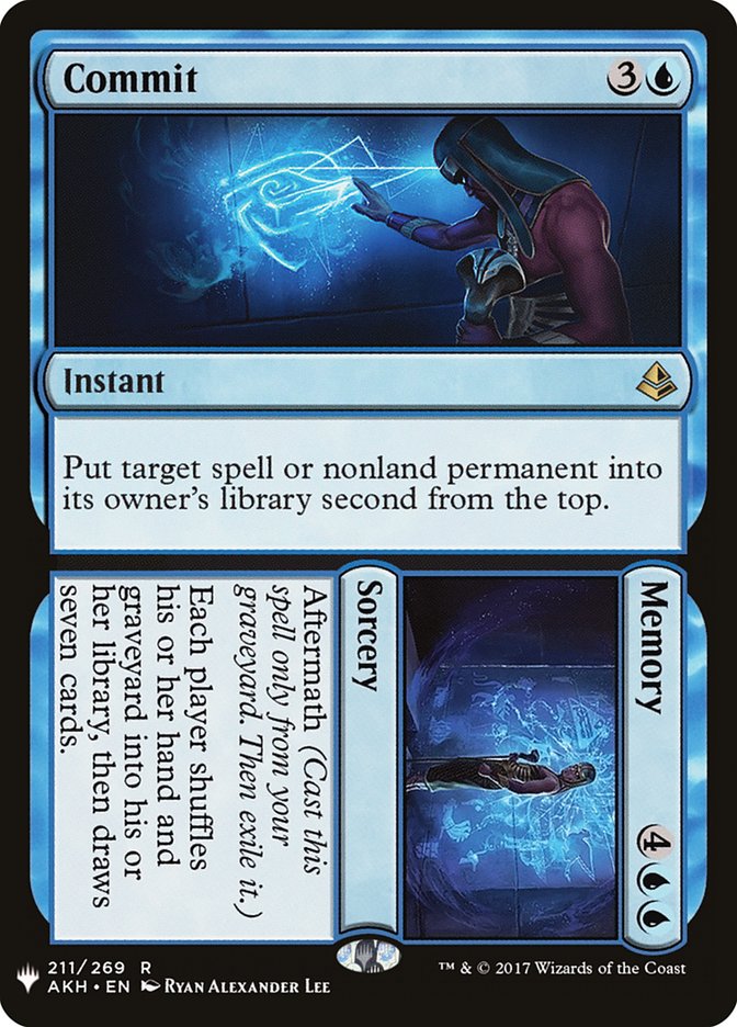 Commit // Memory [Mystery Booster] | North Game Den
