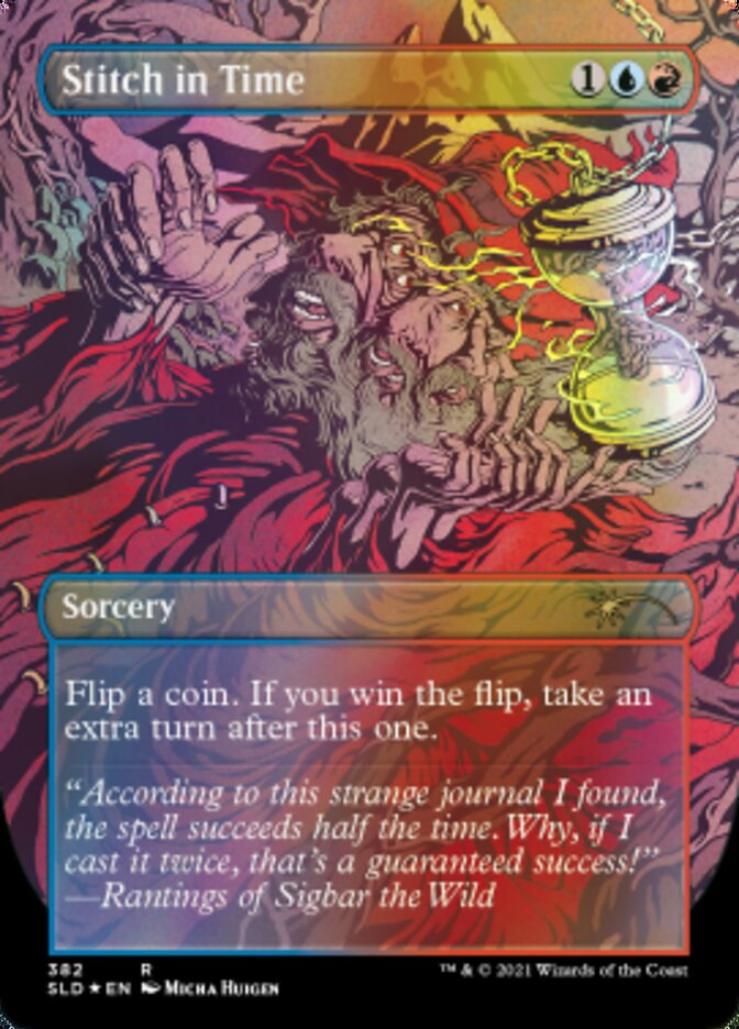 Stitch in Time // Stitch in Time (Borderless) [Secret Lair Drop Series] | North Game Den