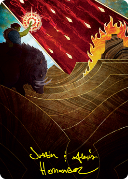 Stone Rain Art Card (Gold-Stamped Signature) [Strixhaven: School of Mages Art Series] | North Game Den