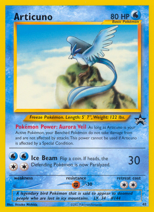 Articuno (48) [Wizards of the Coast: Black Star Promos] | North Game Den