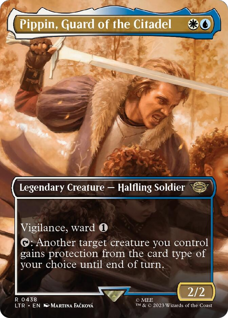 Pippin, Guard of the Citadel (Borderless Alternate Art) [The Lord of the Rings: Tales of Middle-Earth] | North Game Den