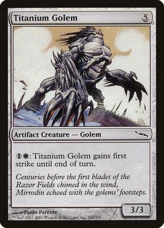 Titanium Golem [Mirrodin] | North Game Den