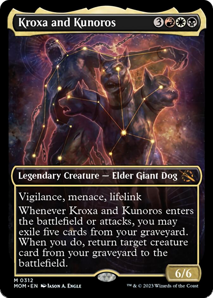 Kroxa and Kunoros (Showcase Planar Booster Fun) [March of the Machine] | North Game Den