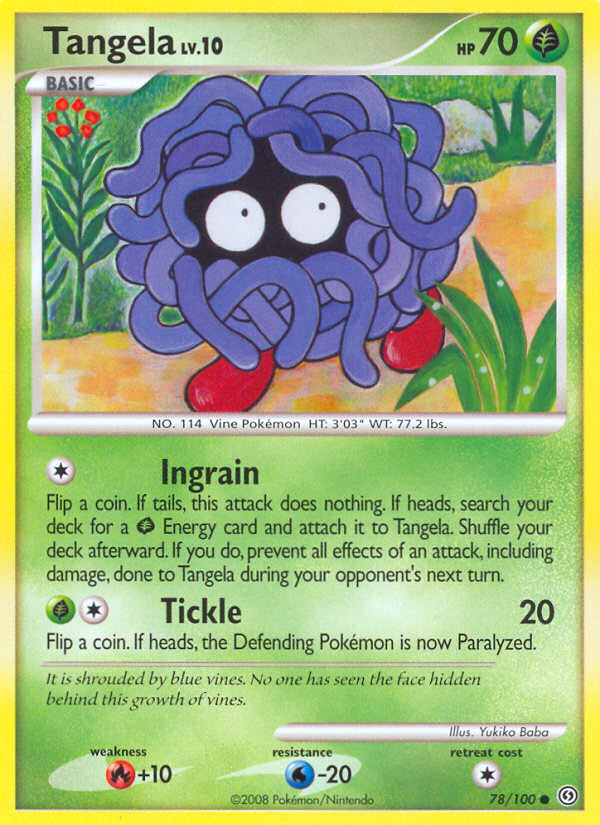 Tangela (78/100) [Diamond & Pearl: Stormfront] | North Game Den