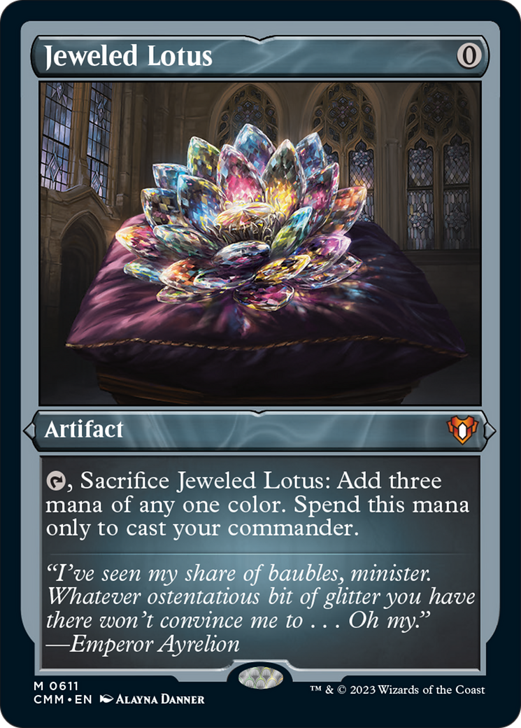 Jeweled Lotus (Foil Etched) [Commander Masters] | North Game Den