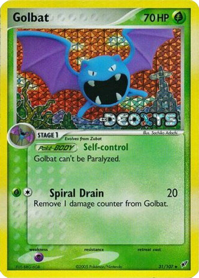 Golbat (31/107) (Stamped) [EX: Deoxys] | North Game Den