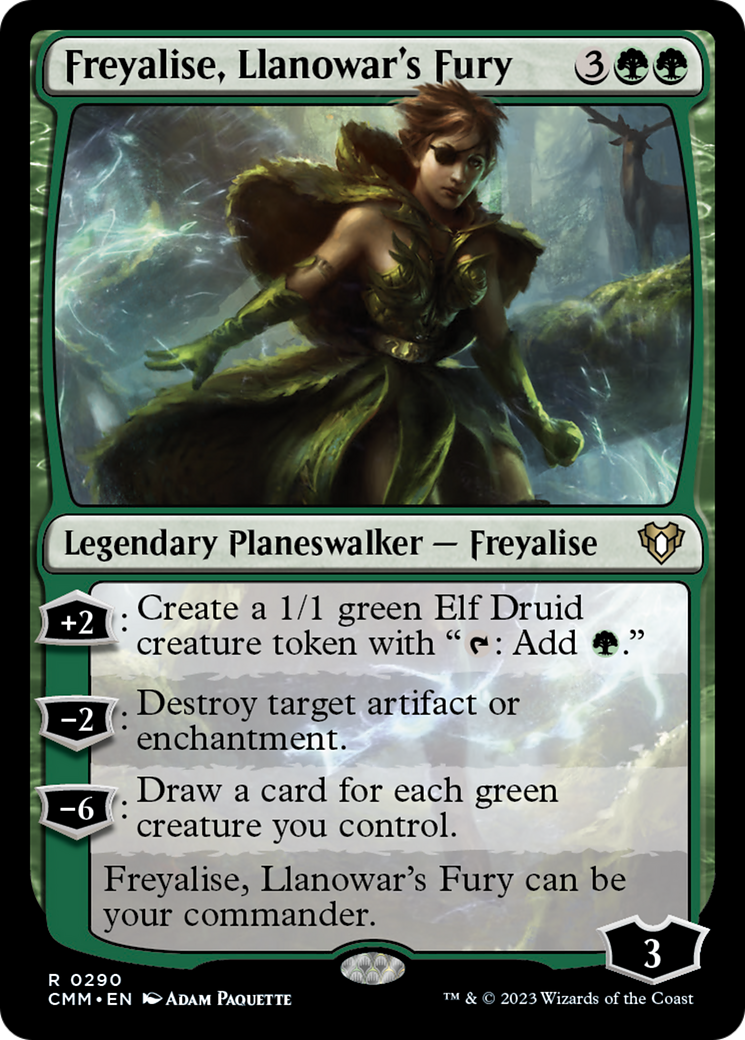 Freyalise, Llanowar's Fury [Commander Masters] | North Game Den