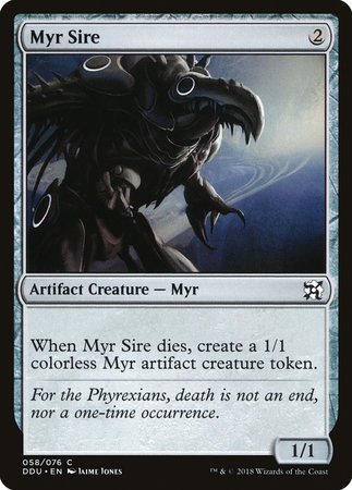 Myr Sire [Duel Decks: Elves vs. Inventors] | North Game Den