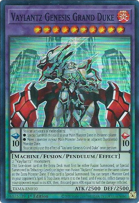 Vaylantz Genesis Grand Duke [TAMA-EN010] Super Rare | North Game Den