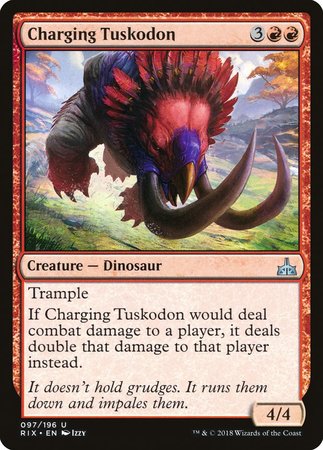 Charging Tuskodon [Rivals of Ixalan] | North Game Den