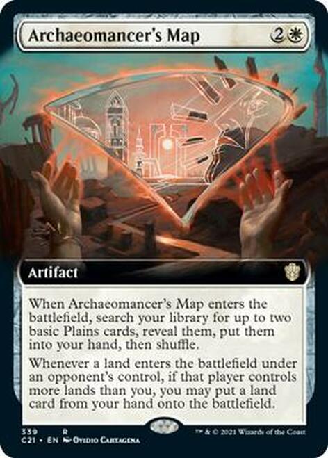 Archaeomancer's Map (Extended) [Commander 2021] | North Game Den